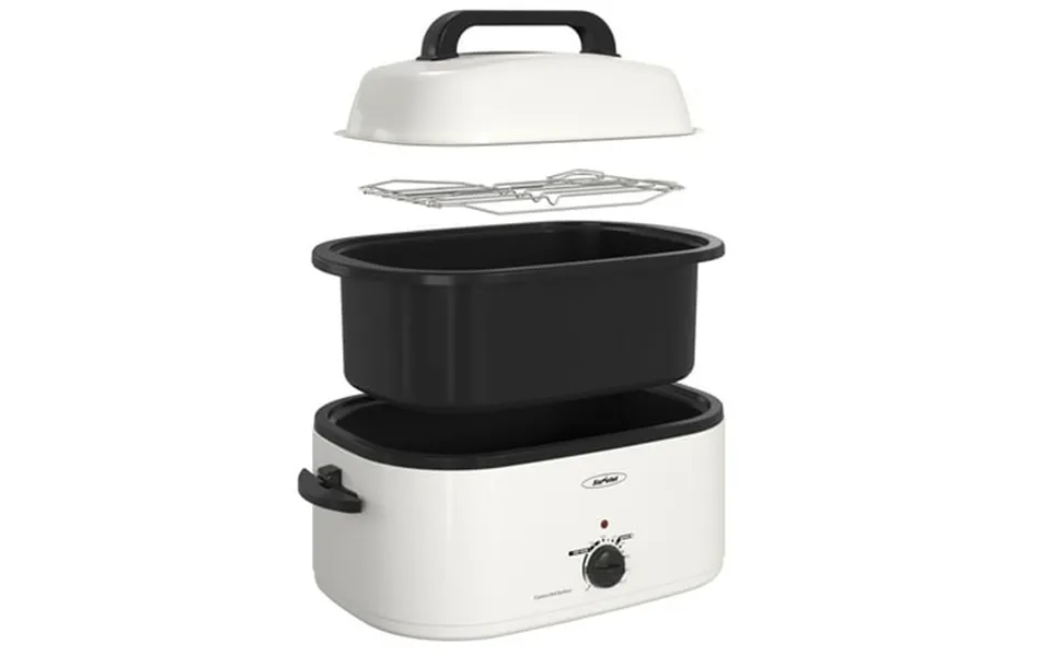 Sunvivi Roaster Oven With Self-basting Lid 24qt Electric Roaster With Removable Pan & Rack Turkey Roaster Oven With Defr