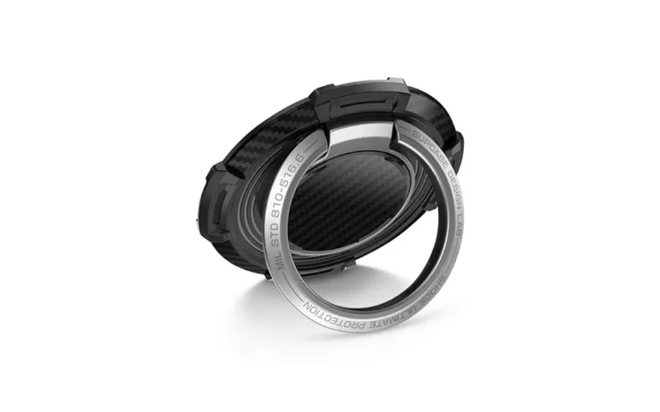 Supcase Cell Phone Ring Holder 360 Rotation & 180 Flip Universal Phone Ring Stand For Magnetic Car Mount Black