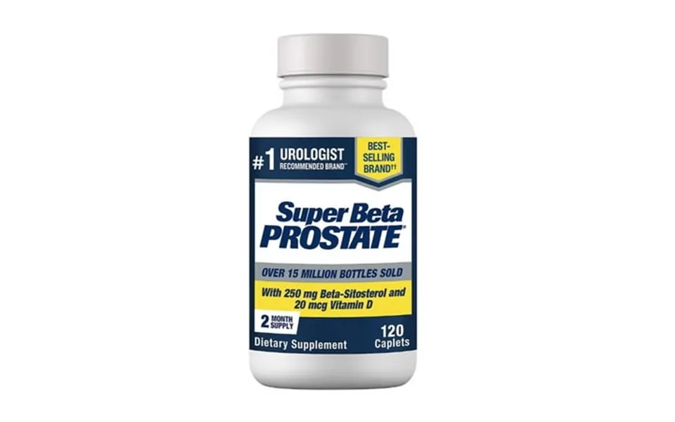 Super Beta Prostate Male Supplement With 250 Mg Beta-sitosterol - 120 Caplets