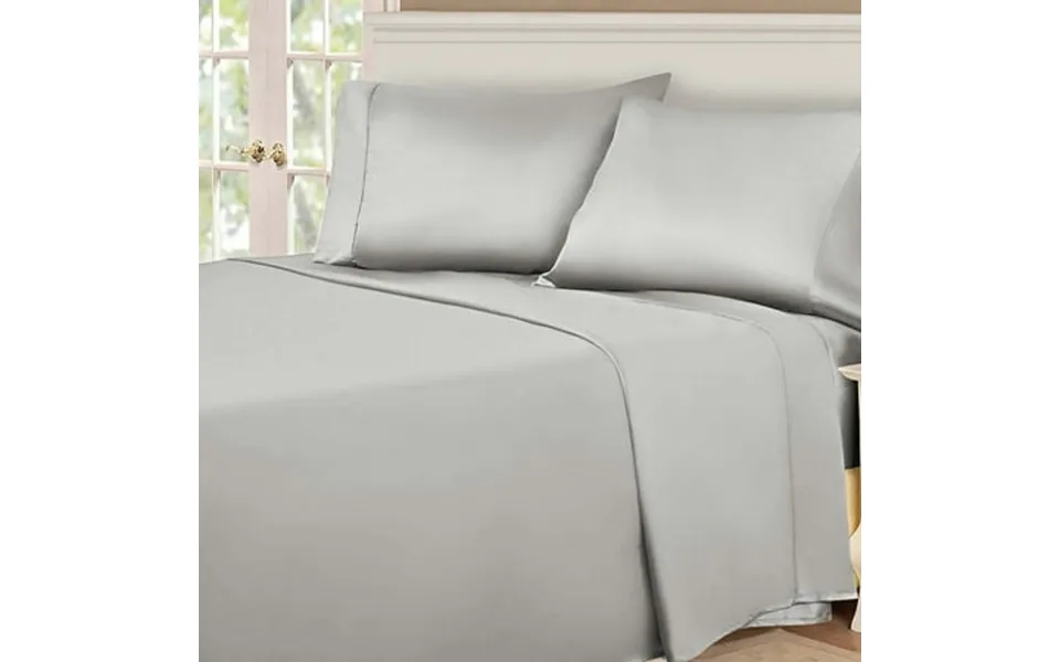 Superior Egyptian Cotton 530 Thread Count Deep Pocket Sheet Set Split King Size Platinum