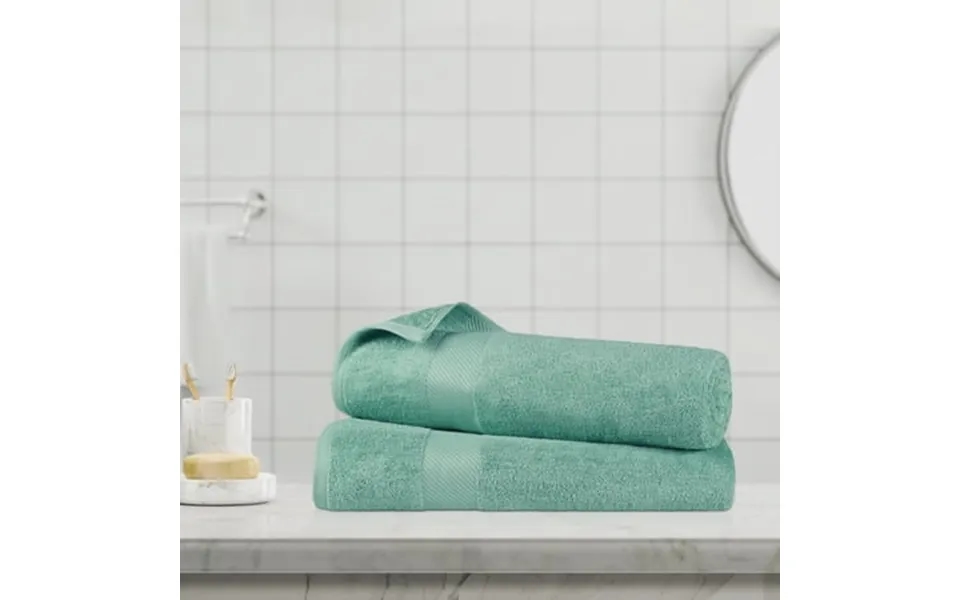 Superior Kendell Egyptian Cotton Bath Sheets Set Of 2 Sea Foam