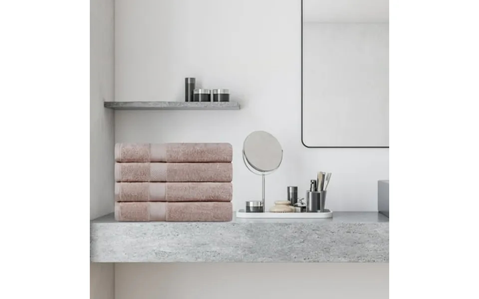 Superior Kendell Egyptian Cotton Bath Towels Set Of 4 Fawn