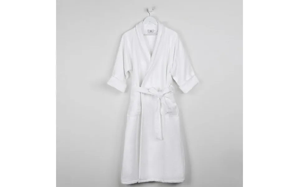 Superior Waffle Cotton Unisex Soft Adult Bath Robe Small White