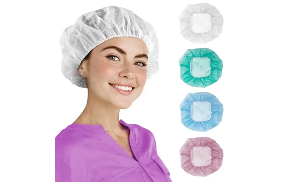 Surgical Bouffant Caps Disposable 21 Inch. 1000 Pack White Polypropylene Disposable Hair Covers Medical