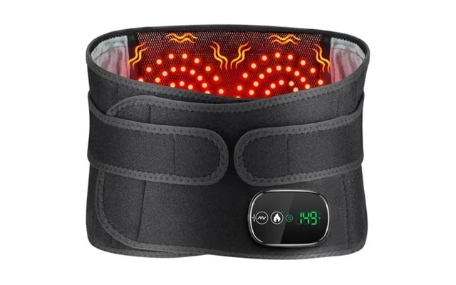 Suwu Cordless Heating Pad For Back Fsa Or Hsa Eligible Portable Lower Back Massager Heated Back Brace Vibration Wrap Hea product image