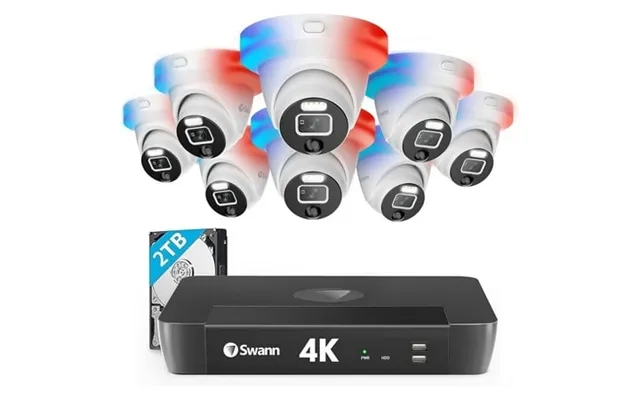 Swann 8 Camera 8 Channel 4k Ultra Hd Swannforce Nvr Security System product image