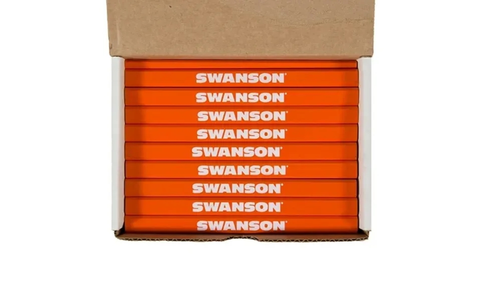 Swanson Cp700b 72-pack Wooden Carpenter Pencils Orange