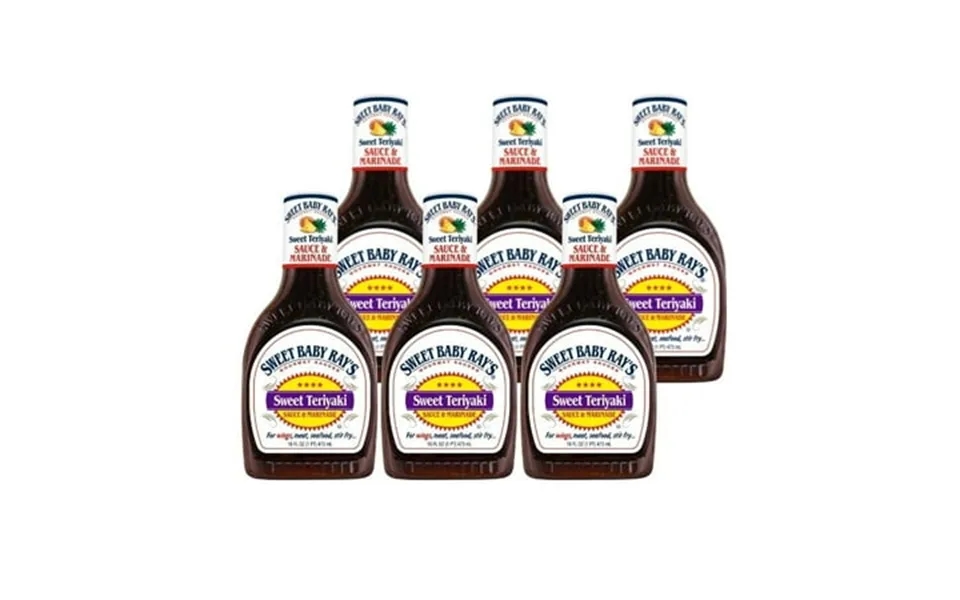 Sweet Baby Ray S Sweet Teriyaki Sauce And Marinade 16oz Pack Of 6