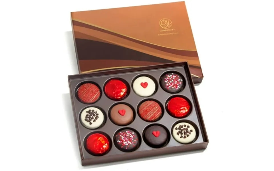 Sweet Love Chocolate Covered Oreos Dozen Gift Box