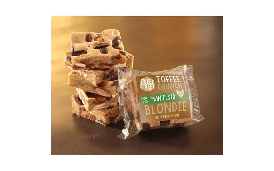Sweet Street Individually Wrapped Toffee Crunch Manifesto Blondie 8 Count