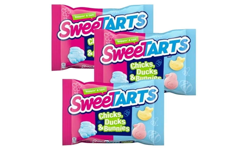 Sweetarts Chicks Ducks & Bunnies Easter Classic Candy In Animal Shapes For Kids Easter Snacks Movie Night Egg Hunts Bask