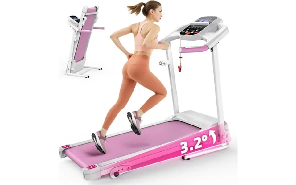 Swertoy Foldable Treadmill With Incline And Bluetooth 2.5hp Electric Folding Treadmill Running Walking Machine For Home