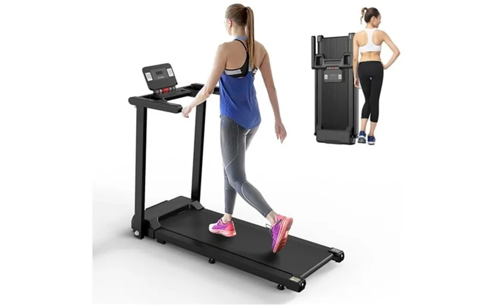 Swertoy Under Desk Treadmill Walking Pad 2.25hp Electric Treadmill With Remote Led Display 265lb Weight Capacity Install