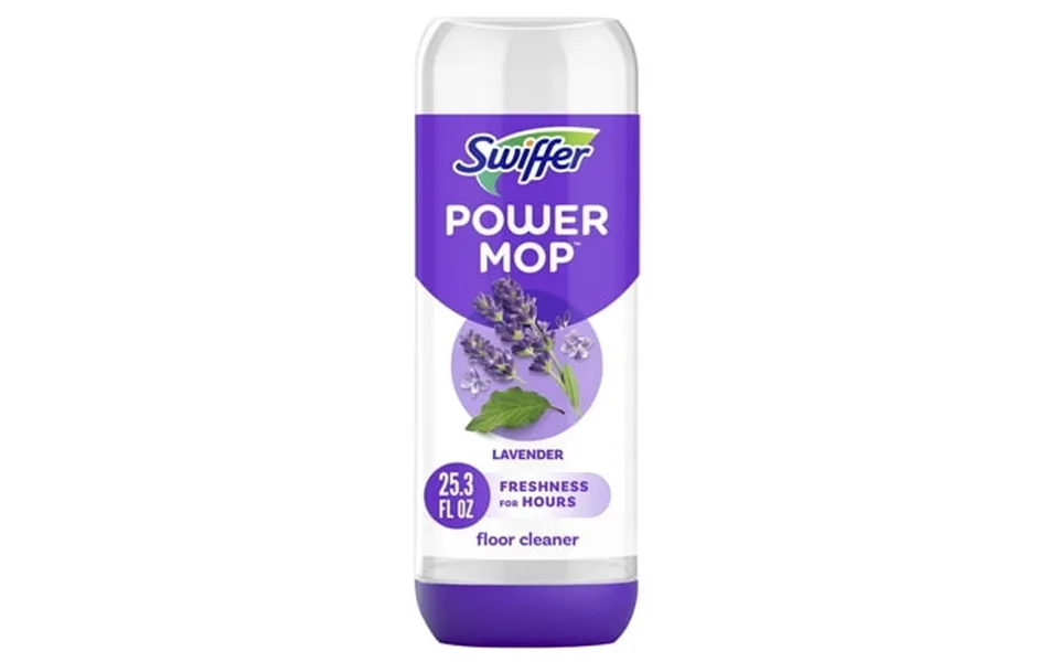 Swiffer Power Mop Refill Solution Tile Vinyl Laminate Wood Floor Cleaner Lavender 25