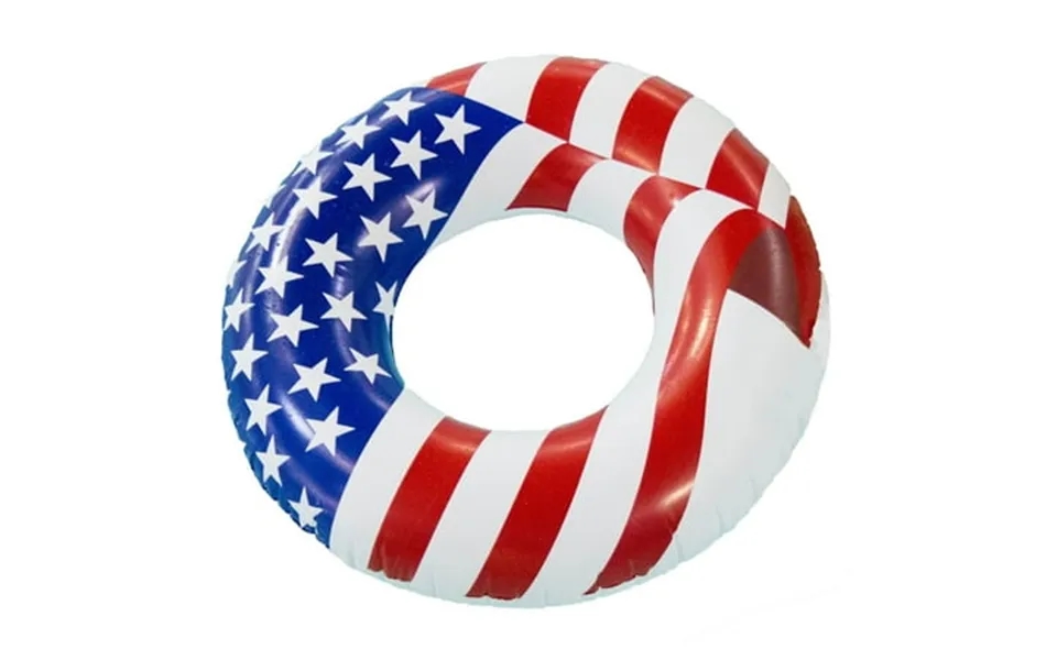 Swimline 36 Inflatable American Flag Swimming Pool & Lake Tube Float 24 Pack