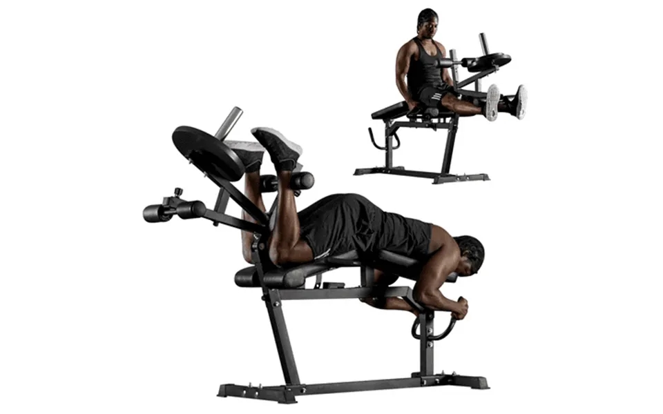 Syedee Leg Extension And Lying Curl Machine Lower Body Special Leg Machine With 600lbs Adjustable Leg Exercise Bench Wit