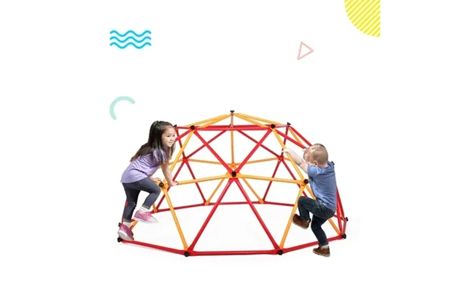 Syngar 6.8ft Climbing Dome Outdoor Geometric Dome Climber For Boys Girls Children Jungle Gym Dome Max 439 Lbs Outdoor Fu