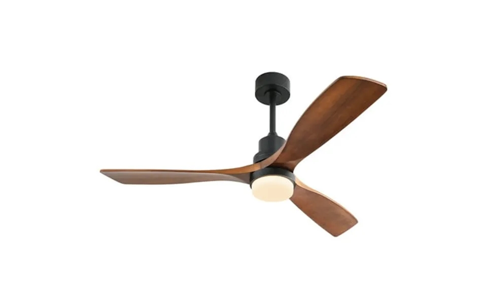 Syngar Ceiling Fan With Remote For Bedroom Indoor Ceiling Fan With Reversible Motor For Summer And Winter Brown Lj2587