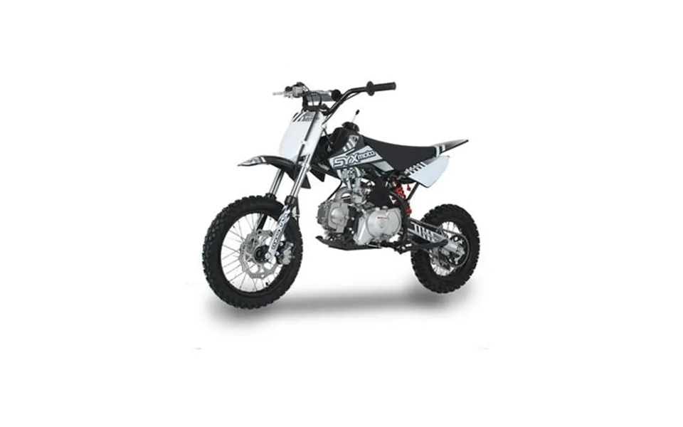 Syx Moto Roost Gas Powered 125cc 4-stroke Electric Start Dirt Bike Black White Brand New