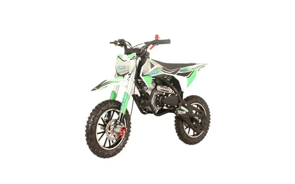 Syx Moto Vk 58cc 4 Stroke Pull Start 1-seater Mini Dirt Bike Real Motorcycle Engine Green White