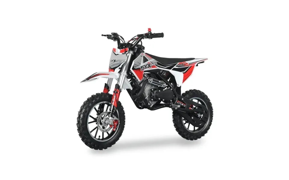 Syx Moto Vk 58cc 4 Stroke Pull Start Mini Dirt Bike Real Motorcycle Engine Red White