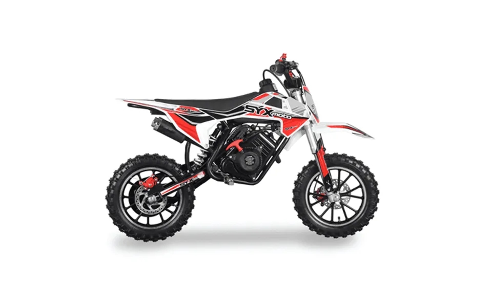 Syx Moto Vk 58cc 4 Stroke Real Motorcycle Engine Kids Dirt Bike Pull Start Red White