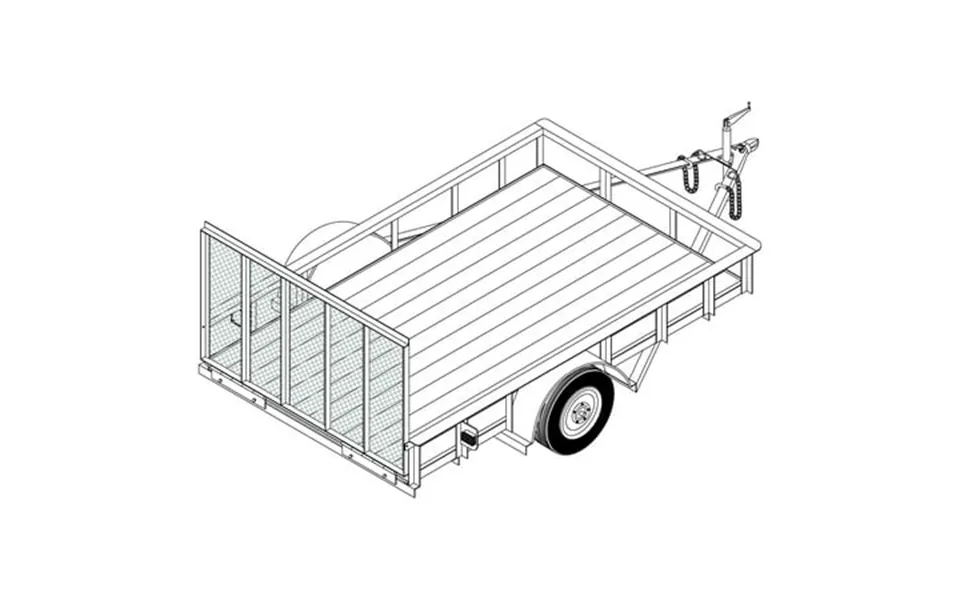 T1110 - 6 4 X 10 Single Axle 3.5k Utility Trailer Diy Master Plan