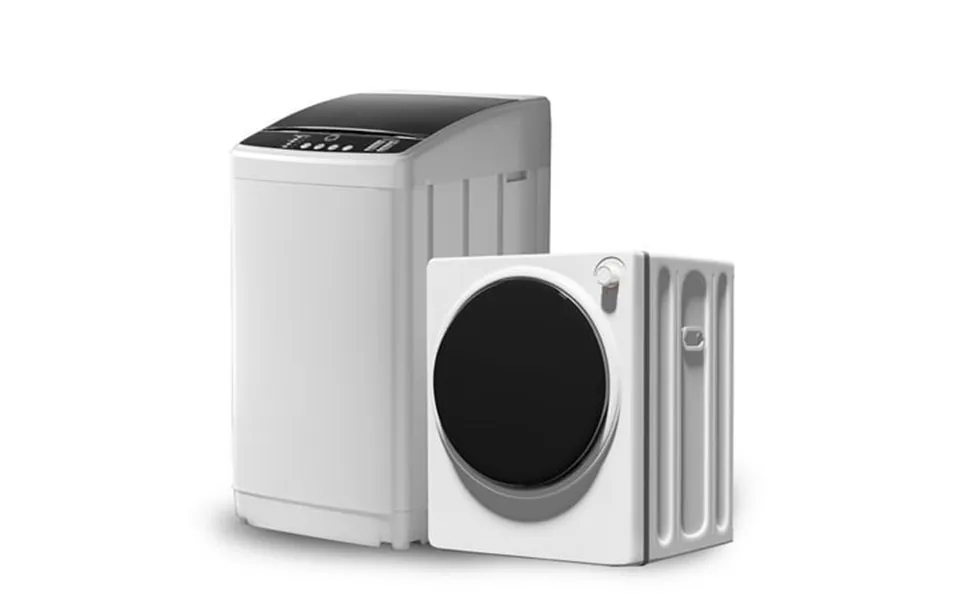 Tabu Washer And Dryer Set 19lbs Fully Automatic Washing Machine & 8