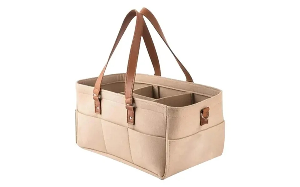 Tacilip Diaper Caddy Organizer Foldable Storage Bag Portable Lightly Multifunction Changeable Compartments Storage And O