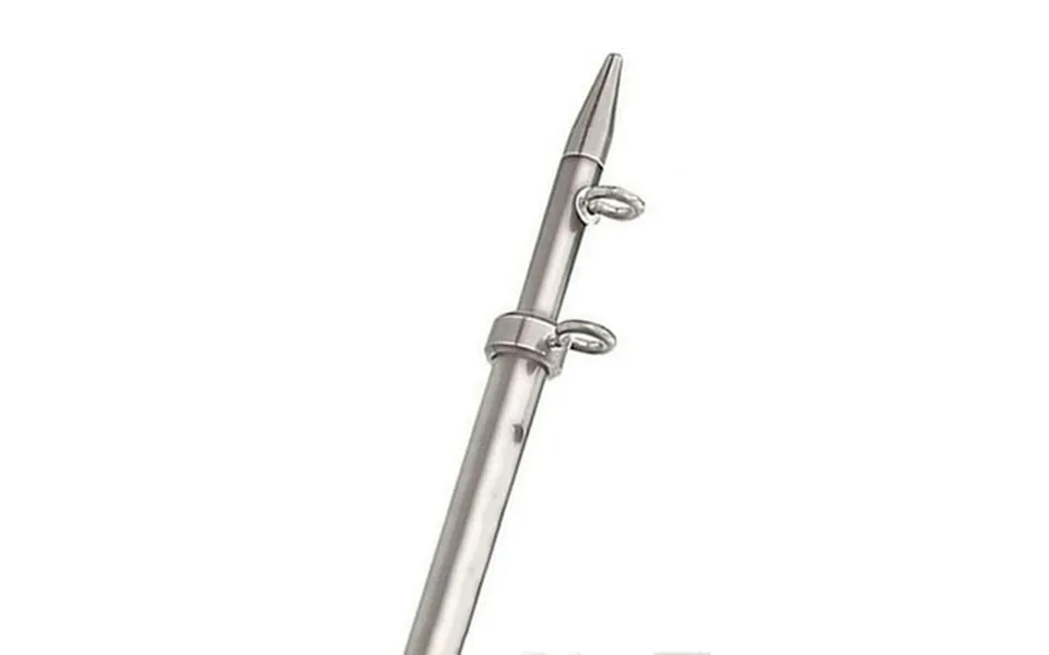 Taco Marine Ot-0542vel15-hd Aluminum Tele-outrigger Pole - 1-1 2 X 15 Silver Silver