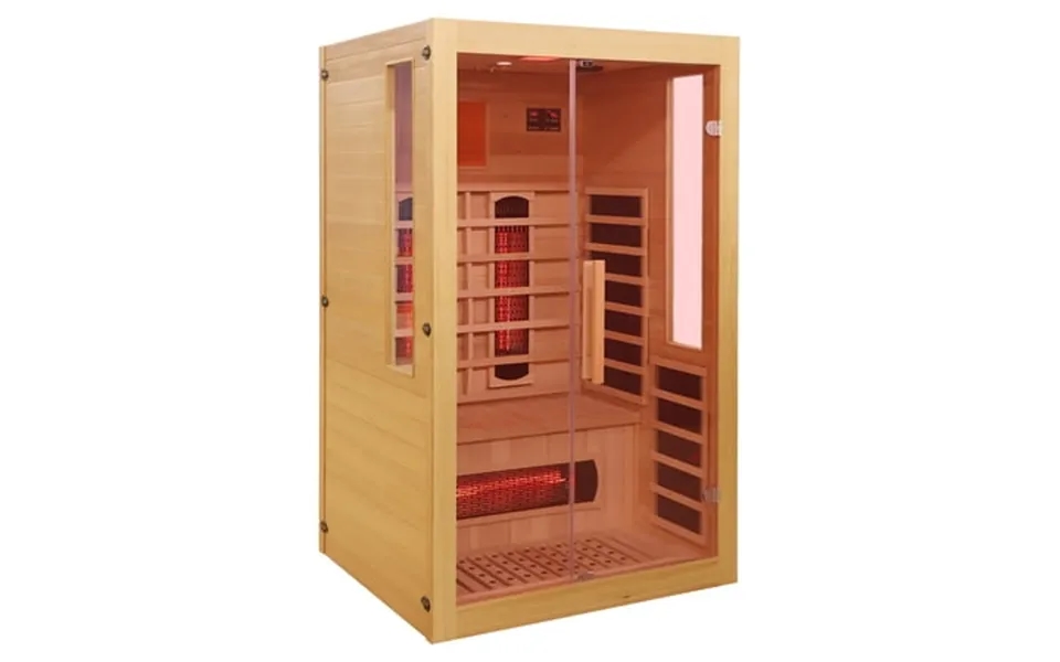 Takoyi 2-3 Person Standard Indoor Canadian Hemlock Wood Infrared Sauna House 1950w With Led Control Panel