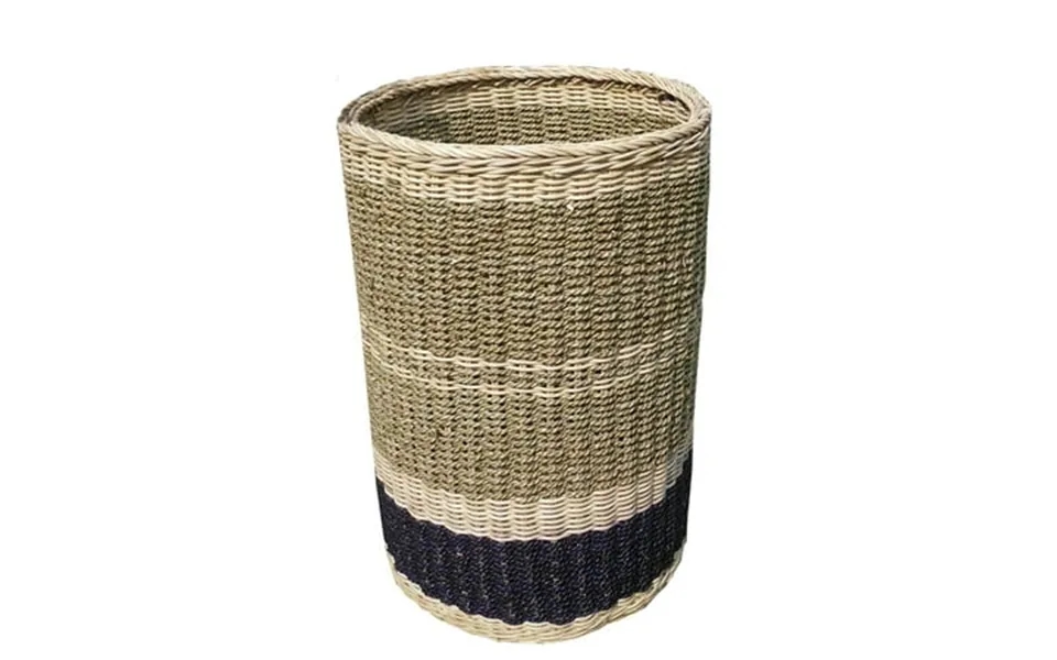 Tall Basket - Handcrafted Seagrass Storage Bin