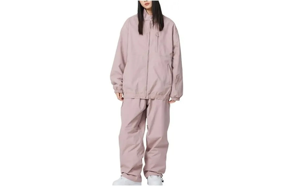 Tao Tao Unisex Ski Jacket And Pants Set Ski Snow Suits Winter Snowboard Suit 2 Pieces Snowsuits Hiking Pink Xl