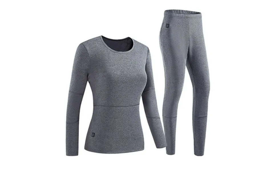 Tao Tao Winter Men Women Heated Thermal Underwear Set Usb Charge 28 Zone Intelligent Heated Thermals Top And Bottom Set