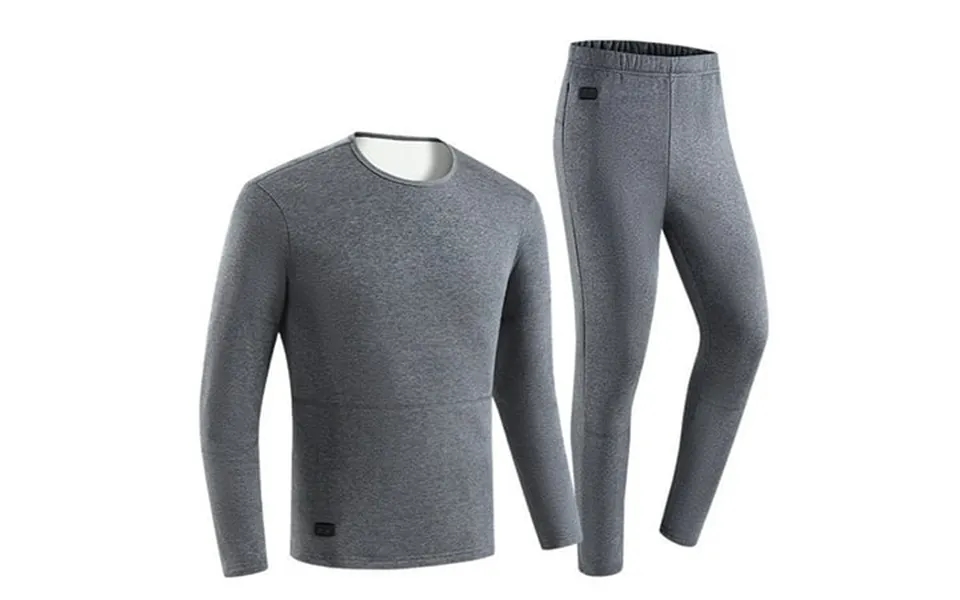 Tao Tao Winter Men Women Heated Thermal Underwear Set Usb Charge 30 Zone Intelligent Heated Thermals Top And Bottom Set