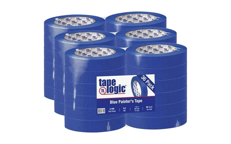Tape Logic 3000 Painter S Tape 5.2 Mil 1 X 60 Yds. Blue 36 Case T9353000