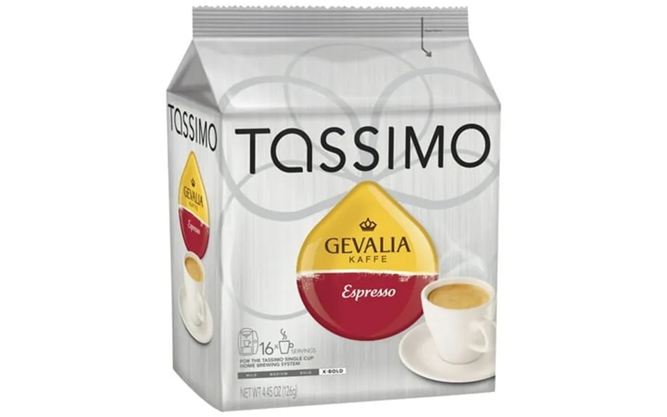 Tassimo Gevalia Expresso Extra Bold Dark Roast Coffee T-discs For Tassimo Single Cup Home Brewing Systems 16 Ct Pack