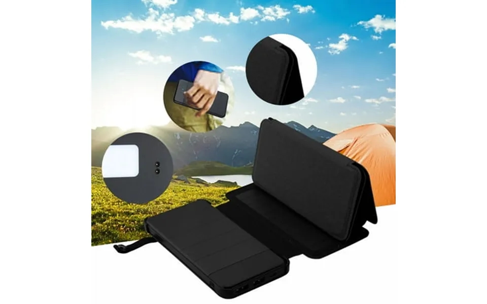 Taylongift Christmas Black X Friday Folding Solar Charging Treasure Outdoor Mobile Power Supply 10000 Ma