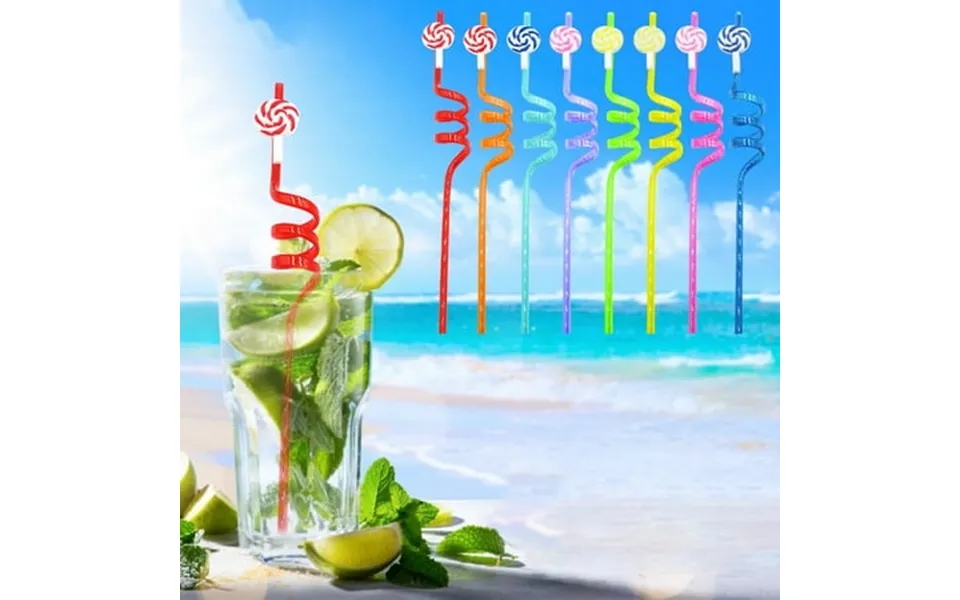 Taylongift Christmas Valentine S Day 24pc New Curved Straws Party Decoration Candy Reusable Straws