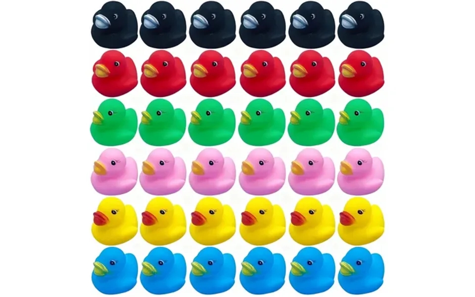 Tcwhniev 50 Pcs Rubber Ducks Assorted Ducks Bath Toy Bath Floater Bath Toys Rubber Duck For Shower Birthday Party Favors