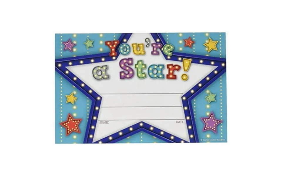 Teacher Created Resources Marquee Youre A Star Awards