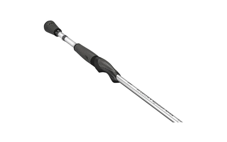 Team Lew S Signature Series Mark Zona Spinning Fishing Rod 7-foot 4-inch Power Finesse Silver Black