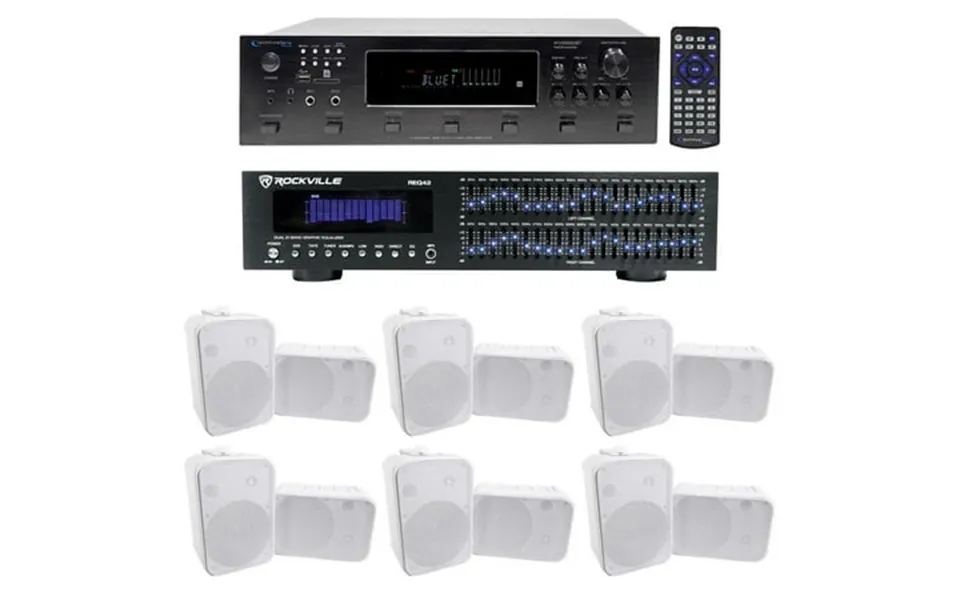 Technical Pro 6000w 6-zone Home Theater Bluetooth Receiver 12 6