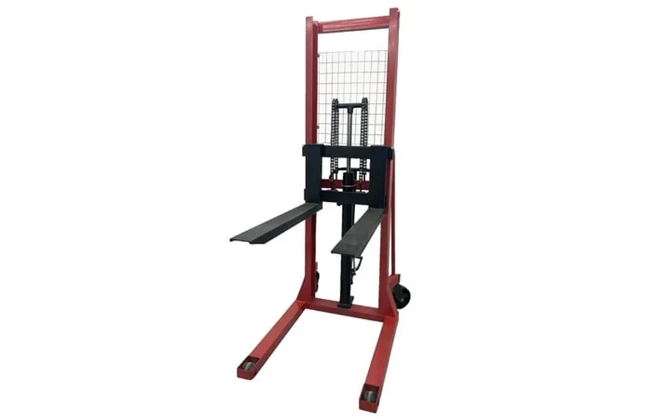 Techtongda 1 Ton Manual Hydraulic Pump Walkie Stacker Forklift Reach Pallet Hand Pump Lift 63 Lifting Height
