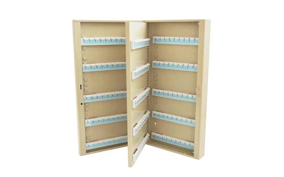 Techtongda 200 Hooks Wall Mount Lock Box Cabinet Storage Key Cabinet Key Organizer With Key Cards