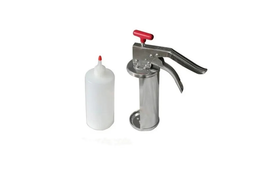 Techtongda Manual Filler Filling Machine Stainless Steel Manual Burger Sauce Salad Sauce Filler Filling Tool 700ml