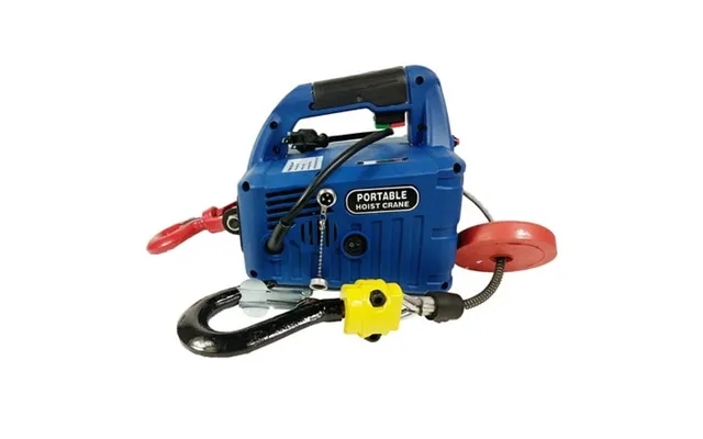Techtongda Wire-controlled Lifting Electric Hoist Portable Household Electric Winch Small Crane Hoist 450kgx7 product image