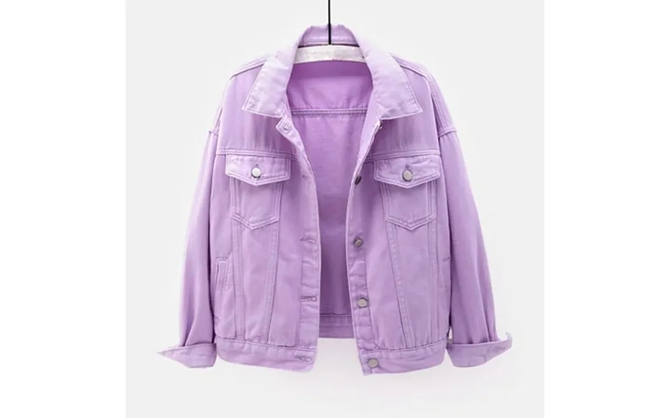 Tejiojio Woman Coat Winter Women Spring And Autumn Coats Warm Solid Long Sleeve Denim Jacket Outerwear