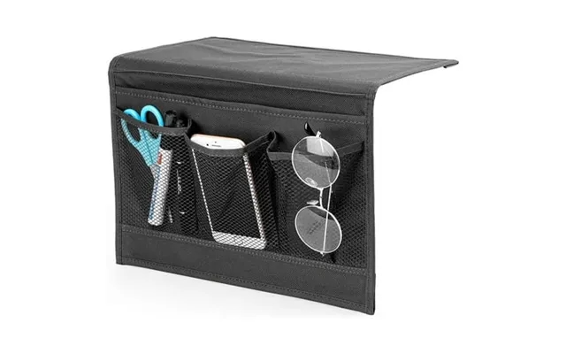 Tekdeals Bedside Caddy Storage Organizer Pocket Remote Control Holder Armchair Couch Sofa Armrest Bag For Tablet Magazin product image