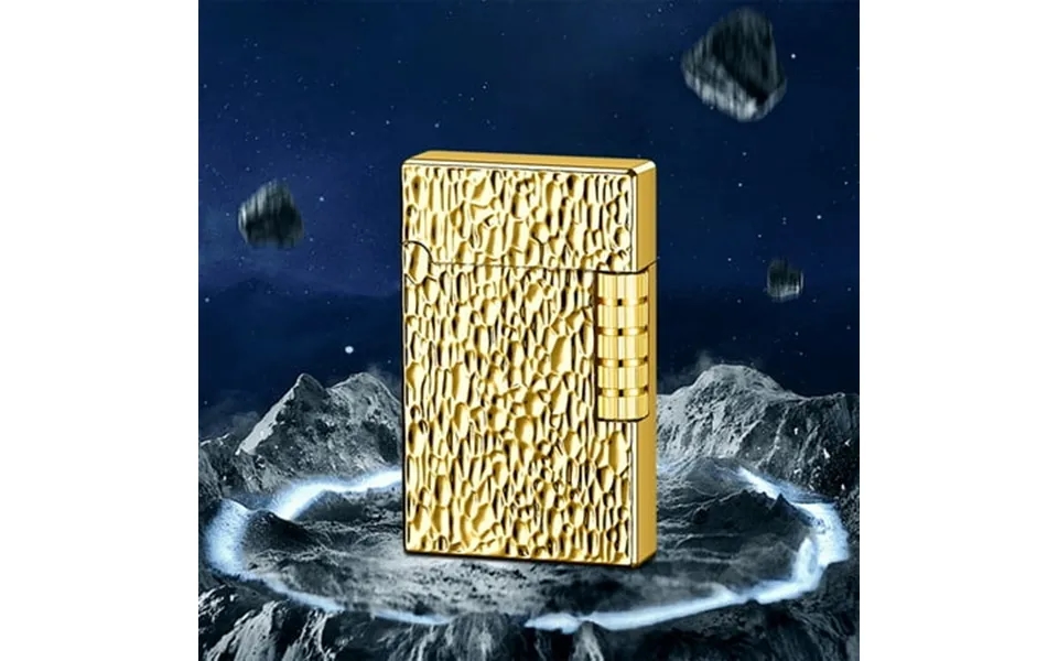 Terrahaven Tilt Flame Alloy Lighter - Adjustable Butane Wheel Ignition Mini Portable For Cigarettes Candles & Outdoor Us